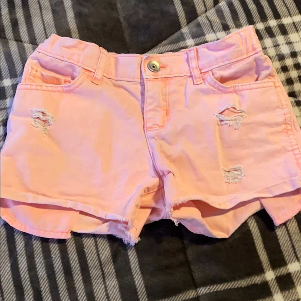 Cute neon jean shorts